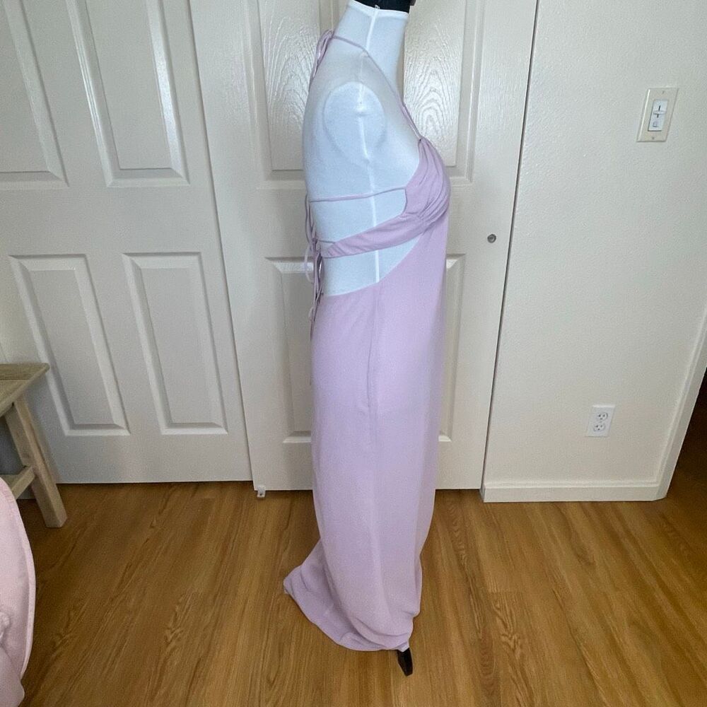 Peppermayo Tyra Ruched Maxi Dress Lavender Size 4 - Picture 5 of 10